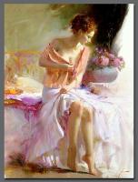 Pino Daeni - Impression oil painting.